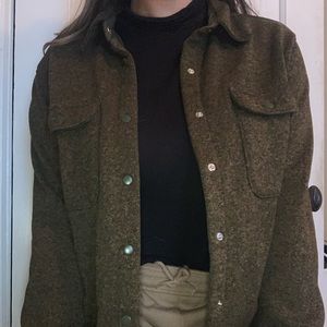 Dark Green Shacket